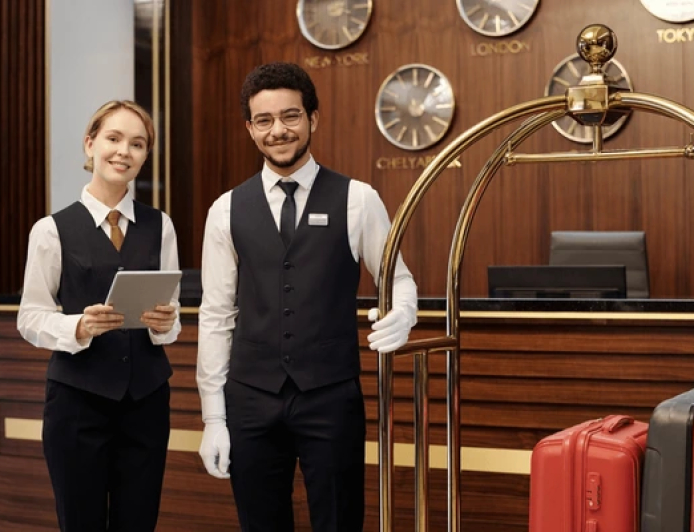 How Reception and Bellboy Services Connect